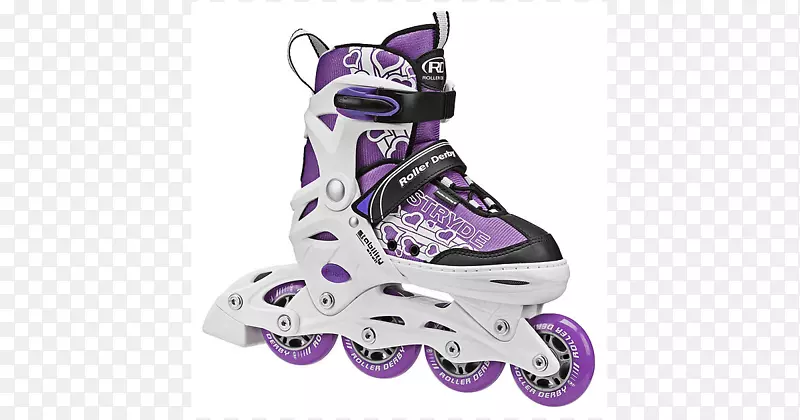 线上溜冰鞋，轮滑德比，侵略性的线内滑冰，轮式溜冰鞋。