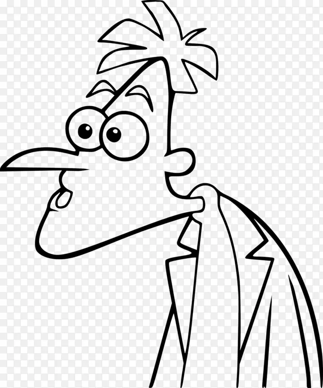 博士Heinz Doofenshmirtz Perry，鸭嘴兽Ferb Fletcher Vanessa Doofenshmirtz Phineas Flynn-蜡笔