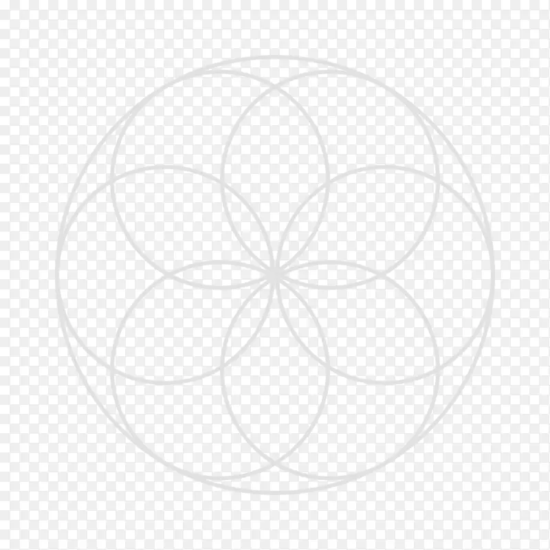 神圣几何学重叠圆网格点-地理入口