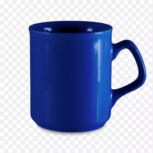 咖啡杯餐具蓝色陶瓷杯