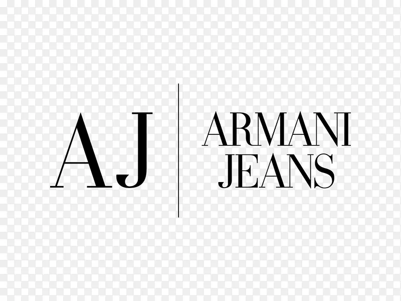 阿玛尼牛仔裤t恤标志时尚-牛仔裤