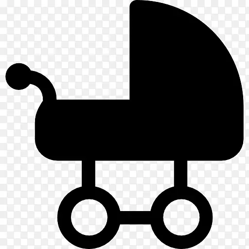 电脑图标婴儿运输-马车