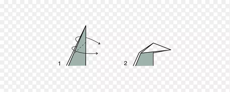 三角标志-折纸