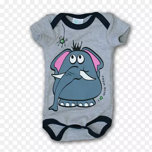 t恤服装上衣袖子婴儿和蹒跚学步的婴儿一件-幼鲨