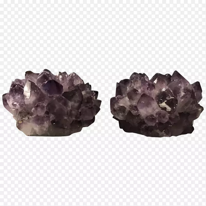 紫水晶矿物宝石紫色珠宝紫水晶