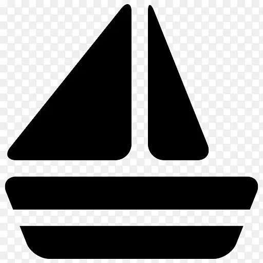 计算机图标帆船、汽车、轮船和游艇