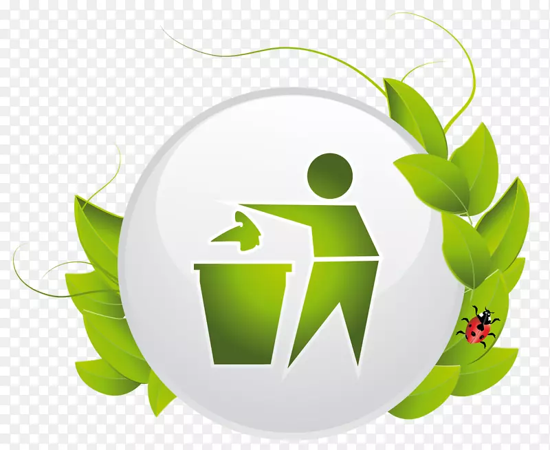 计算机图标环保自然环境回收利用