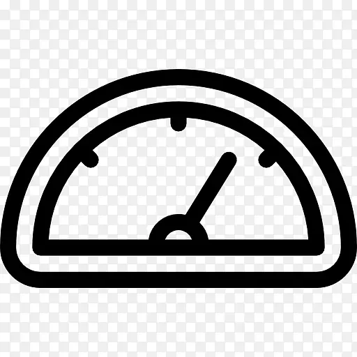 时间符号标志计算机图标.速度计