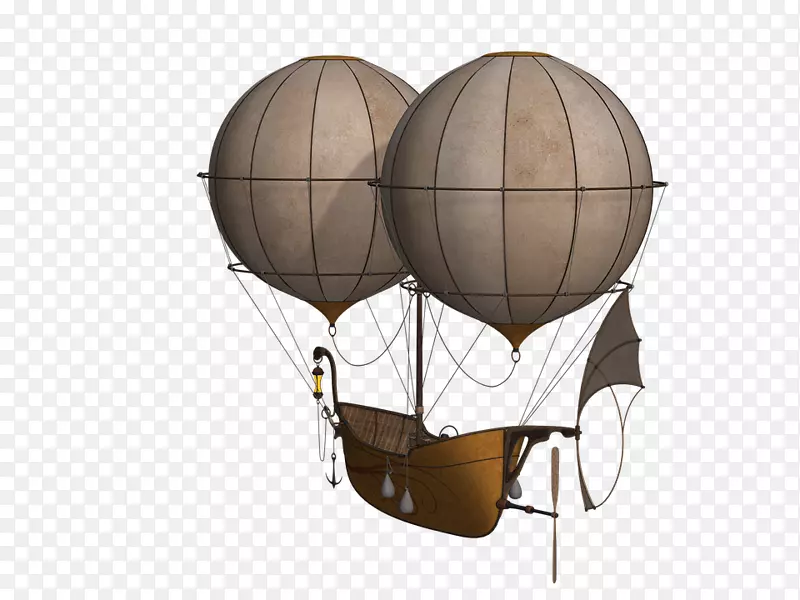 飞艇热气球齐柏林飞艇-热风