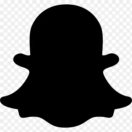 电脑图标社交媒体标识-Snapchat