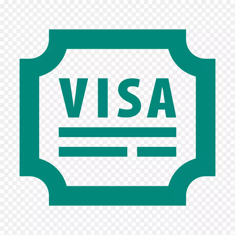 电脑图标信用卡旅行签证