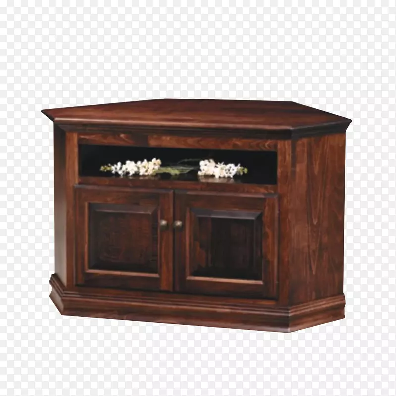 床头柜阿米什橡木家具公司自助餐和餐具柜-橡木