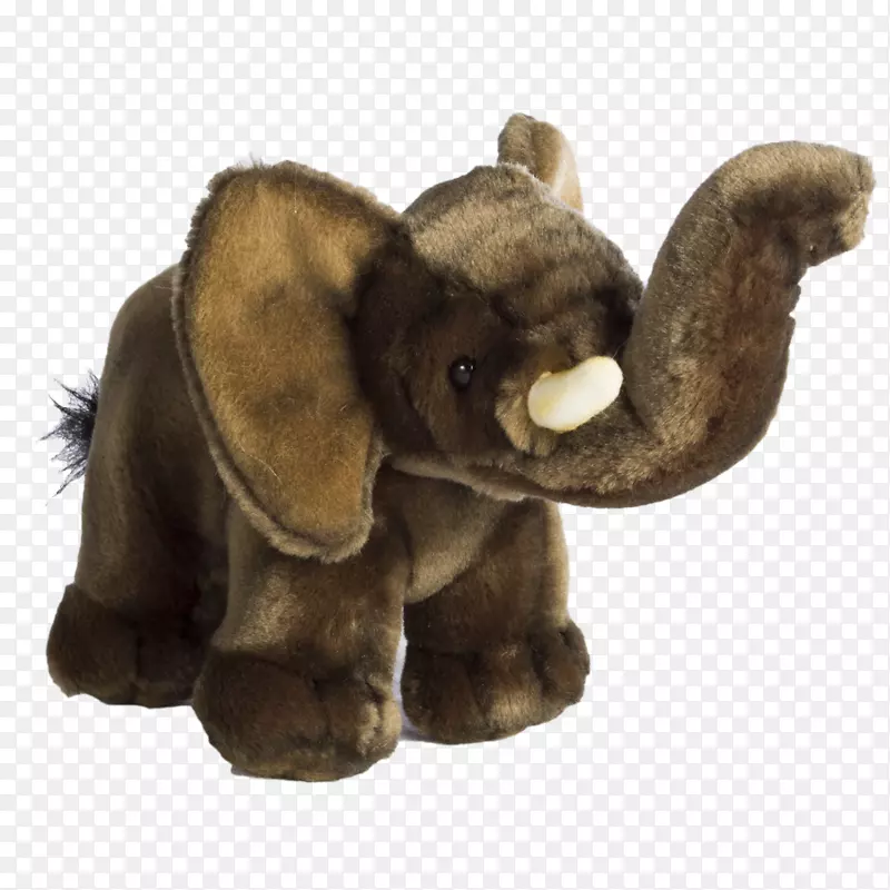 非洲象亚洲象毛绒玩具