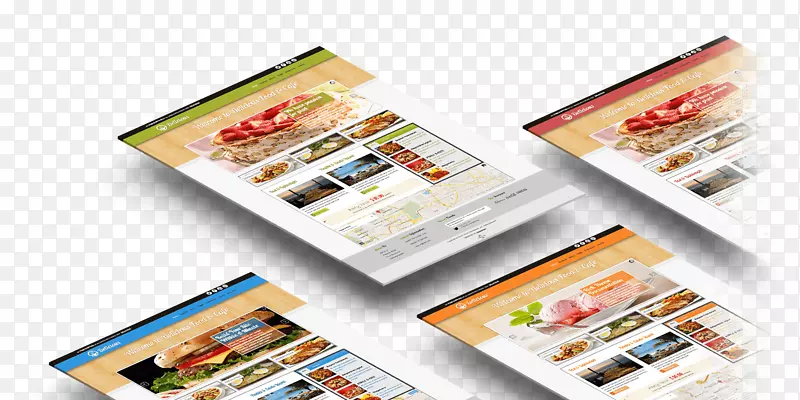 响应式网页设计虚拟模板Joomla-美味
