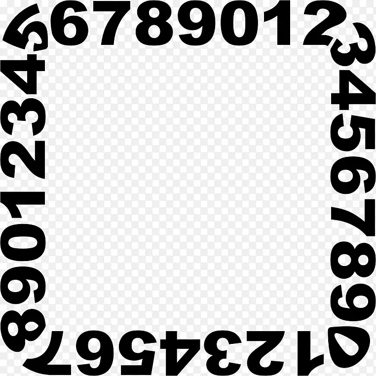 数字系统剪贴画框架