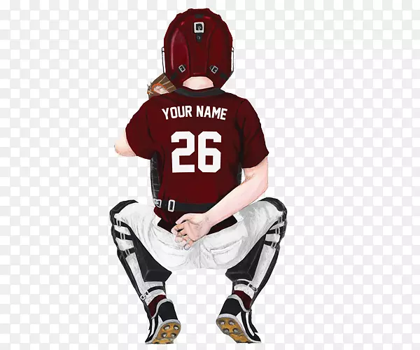 运动队运动棒球-大联盟棒球中的t恤服装防护装备