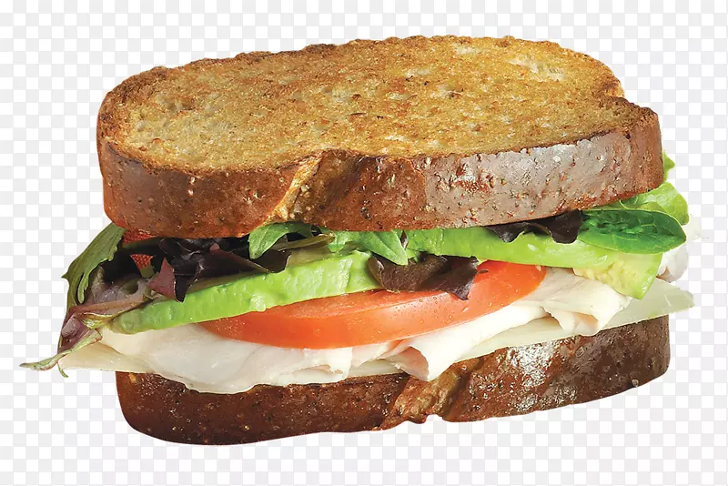 汉堡包法式蘸快餐俱乐部三明治-麦片