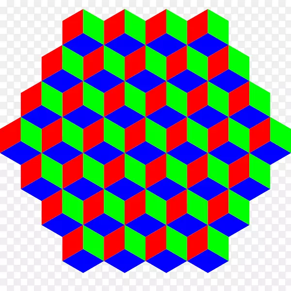 六角形立方体图案砌块三维空间楼梯