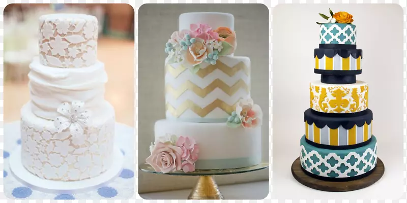 结婚蛋糕生日蛋糕糖霜和糖霜-婚礼蛋糕