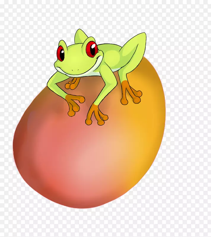 真正的青蛙两栖动物-芒果