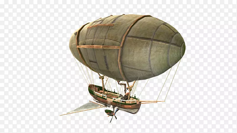硬质飞艇热气球飞行器.热风