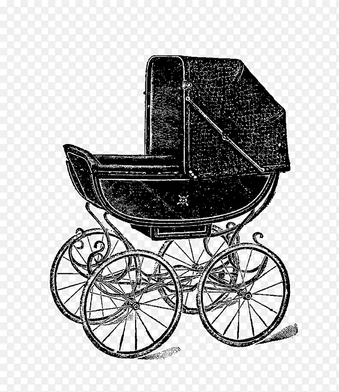 婴儿运输婴儿剪贴画.马车