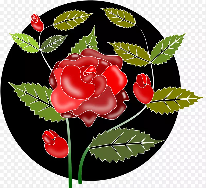 花园玫瑰插花艺术-花卉