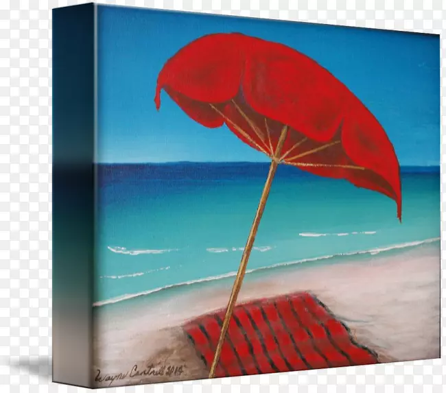 现代艺术-沙滩伞