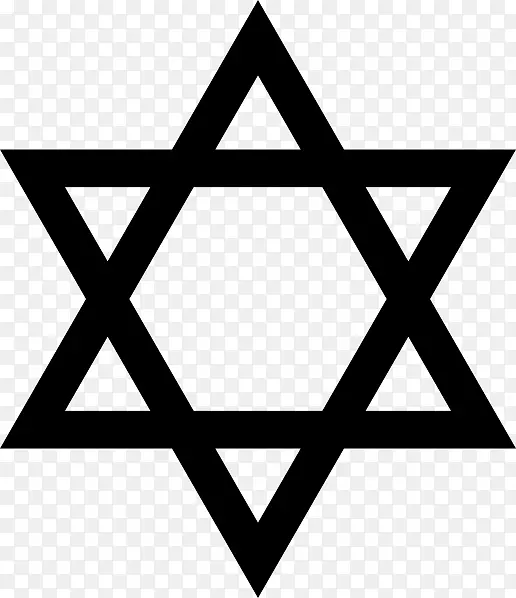 大卫犹太教明星象征剪贴画-犹太节日