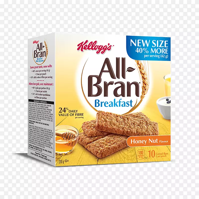 早餐麦片，凯洛格的全麸芽，米粉，面包，谷类食品