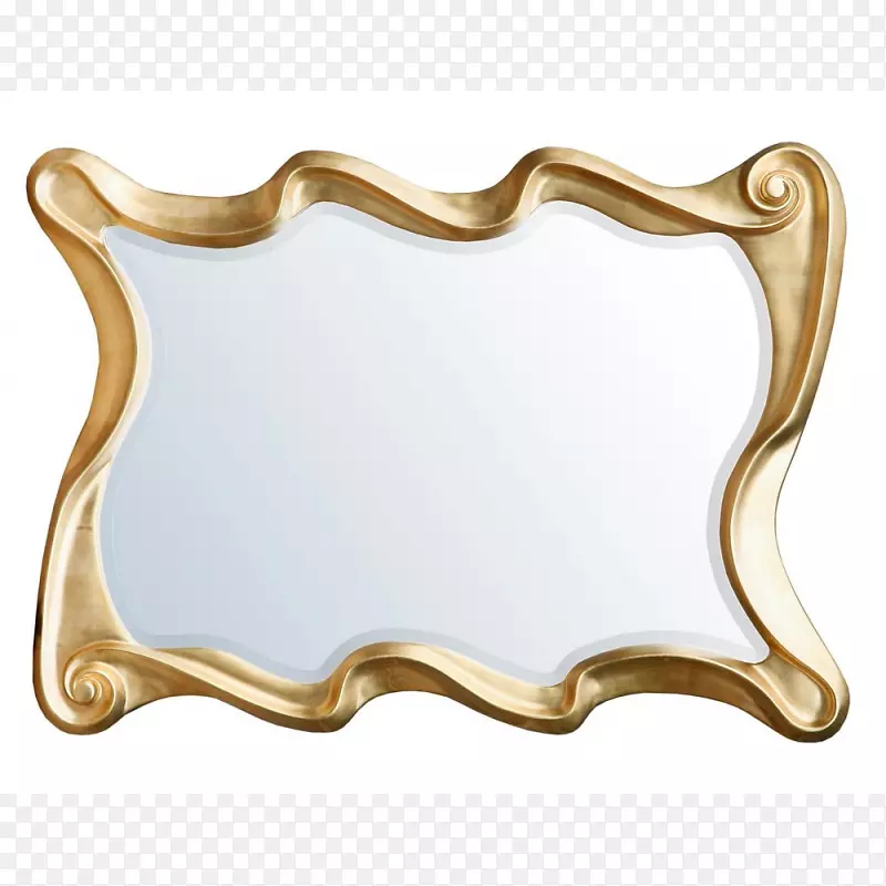镜框镜面金色长方形镜子