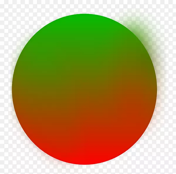 绿色剪贴画-红色圆圈