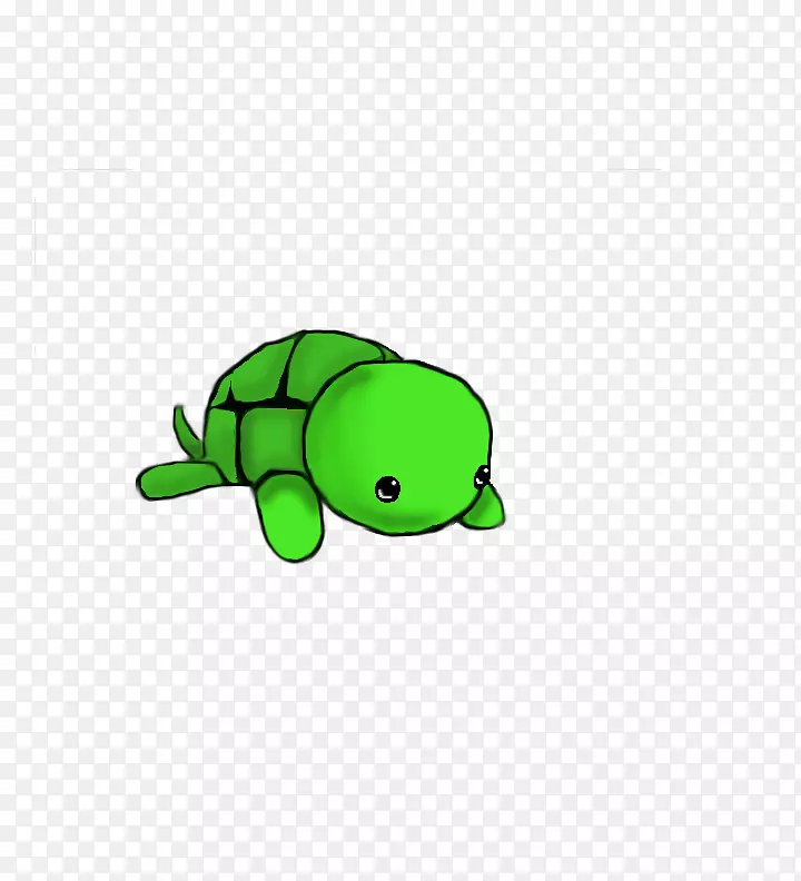 龟画可爱素描-乌龟