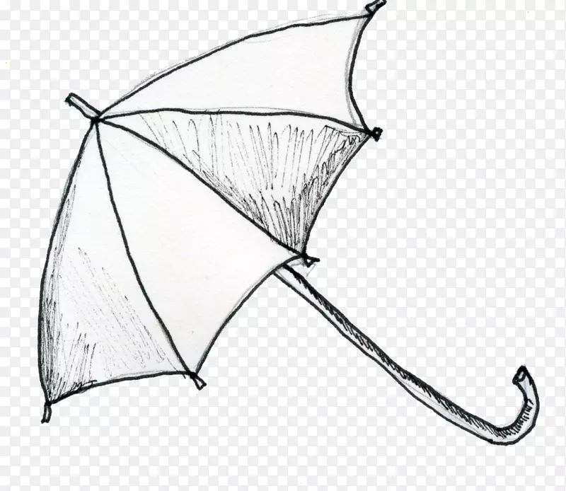 画线艺术服装配件伞-沙滩伞