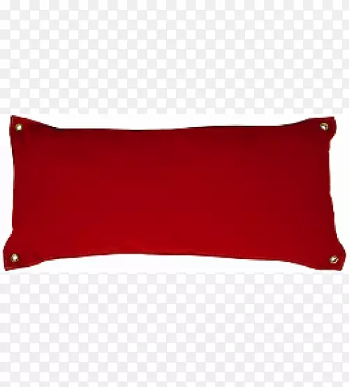 投掷枕头，吊床，靠垫，富顿-红色x