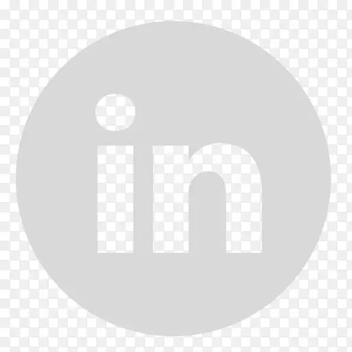 LinkedIn电脑图标商业广告公司-灰色背景