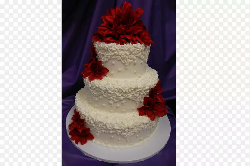 糖霜和糖霜结婚蛋糕