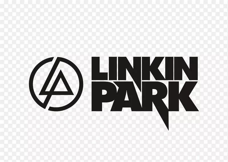 Linkin公园气象台分钟到午夜字体标志-摇滚乐队