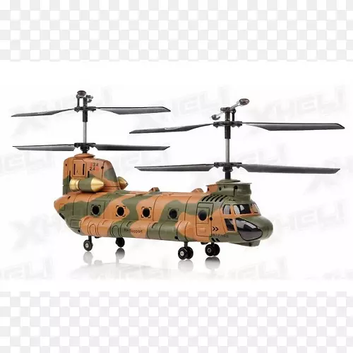 无线电控制直升机-波音-47奇努克无线电控制汽车-直升机