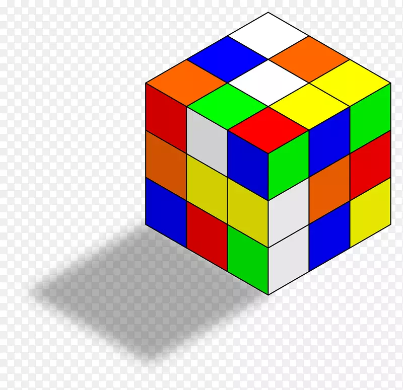 立方体剪贴画-立方体
