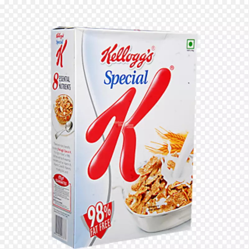 玉米片，早餐麦片，特制k Kellogg‘s-麦片碗