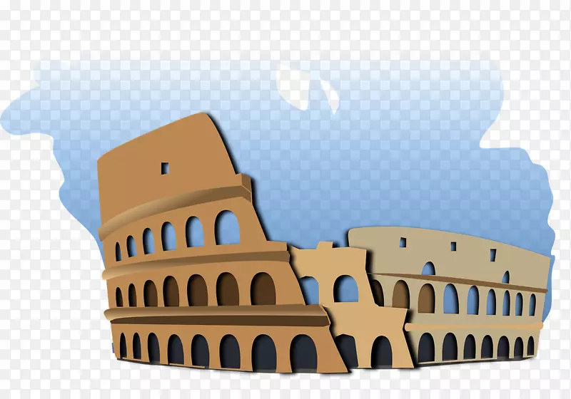 罗马竞技场-罗马君士坦丁宫圣安杰洛奥雷利亚墙拱门