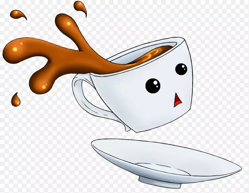 咖啡杯咖啡厅艺术动画-咖啡
