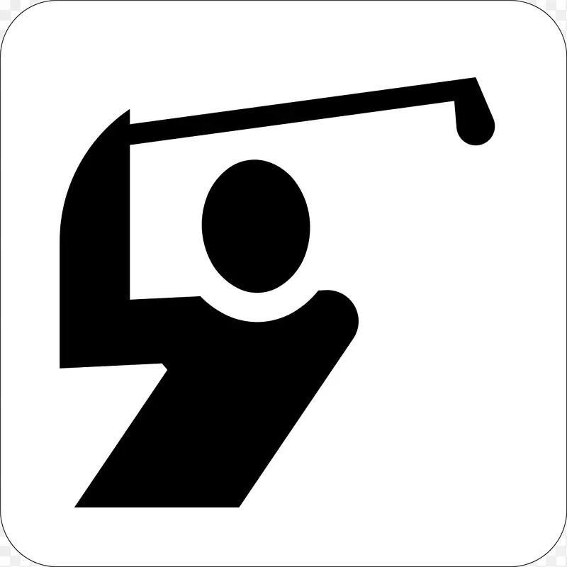 标志高尔夫球交通标志电脑图标-22