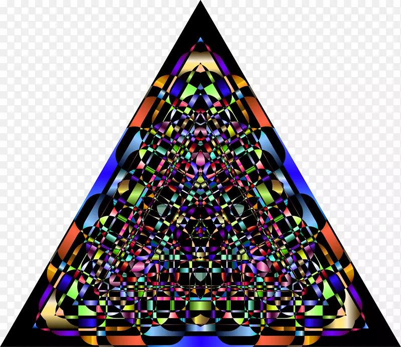 三角形圆剪贴画-三角形