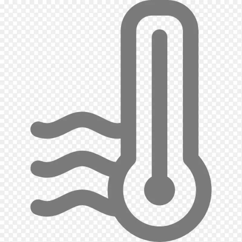 温度计算机图标摄氏温度计华氏热