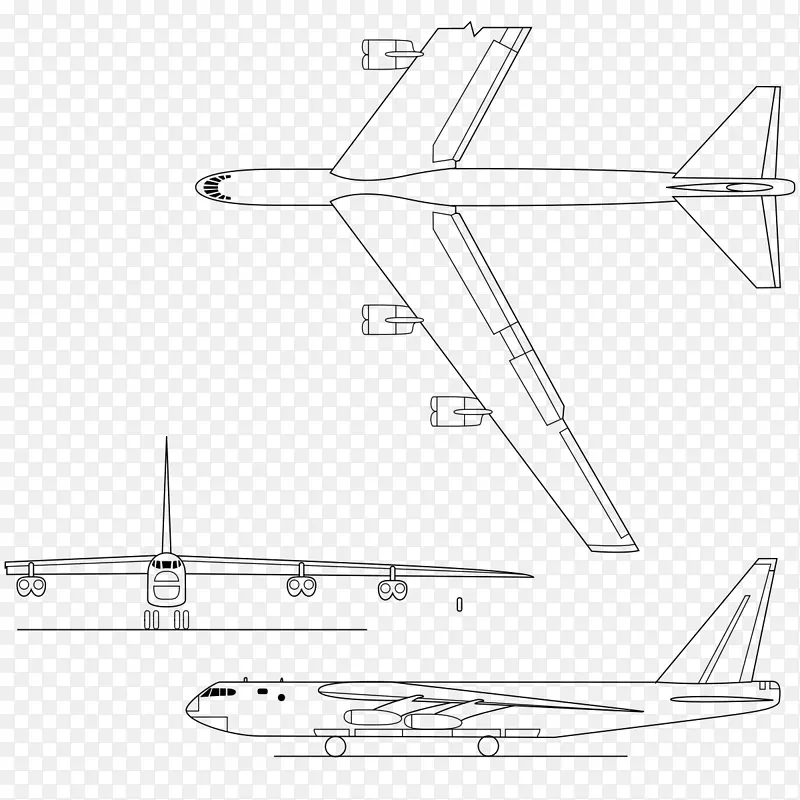 波音b-52战略要塞b-36和平飞机轰炸机波音b-47层喷气式飞机-b-52
