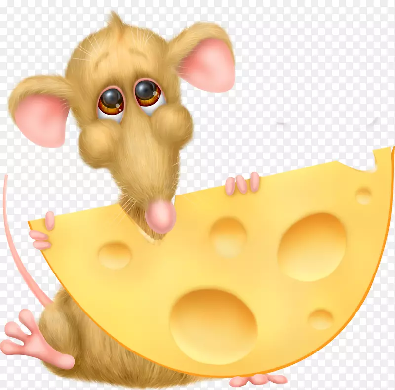 奶酪剪贴画-老鼠