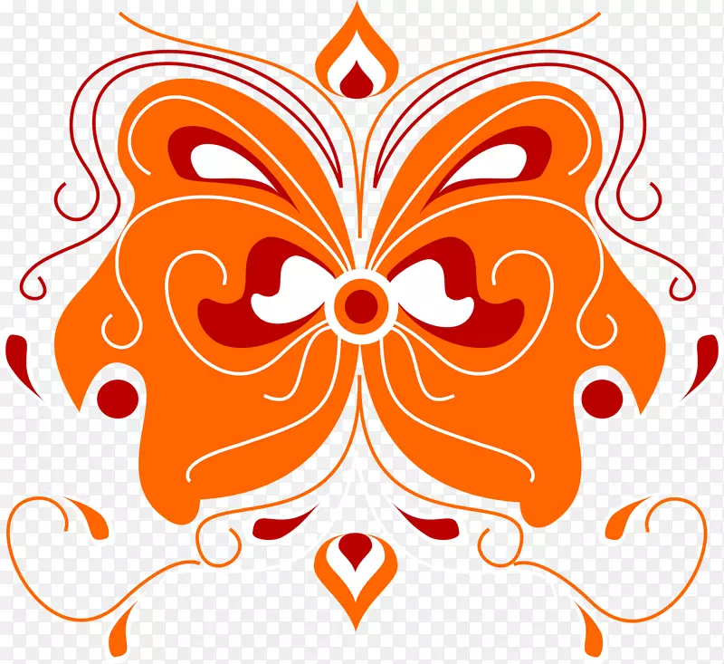 蝴蝶视觉艺术平面设计-原住民