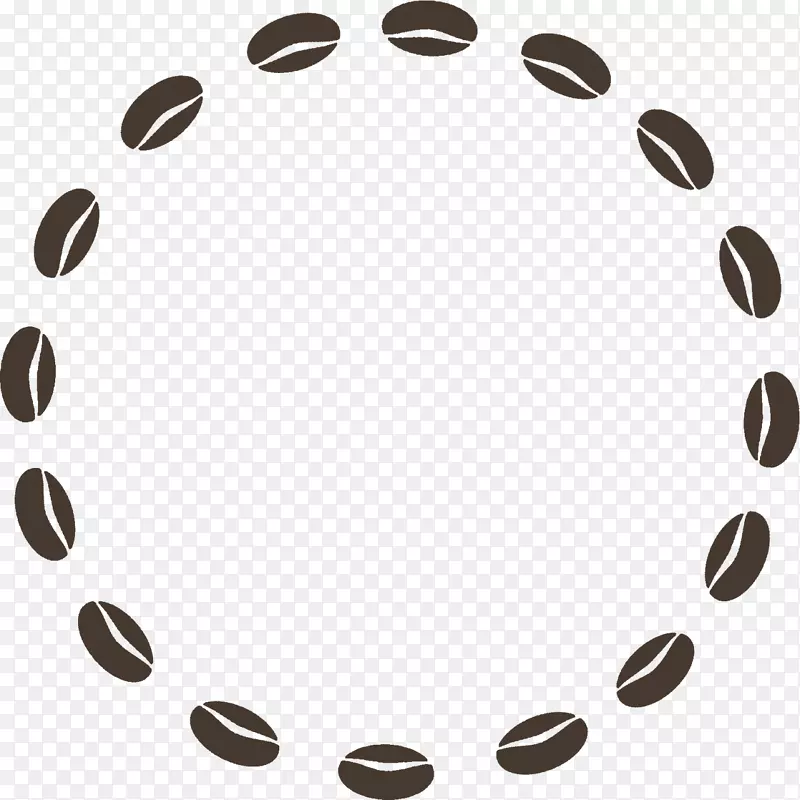 咖啡文本剪辑艺术-咖啡豆